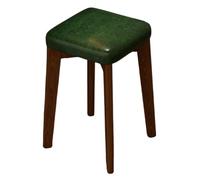 DGDHHSFJDJ Solid Wood Comfy Upholstered Side Chairs Set of 1/2/4, Kitchen Chairs, Suitable Kitchen & Dining Room Farmhouse Cafe(Green,1PCS)