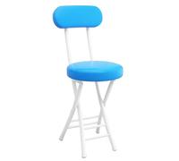 DGDHHSFJDJ Taburete Plegable Alto para Barra de Cocina, Asiento Interior y Exterior, Respaldo Acolchado, Ahorra Espacio, Taburete Plegable para el hogar.