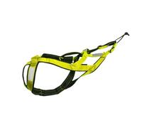 DGERFDJO Compatible con arnés de Trineo for Perros Hamaileon for Perros de Trabajo Grandes, arnés de tracción for Entrenamiento, tracción de Peso, Canicross(Green,XXL)