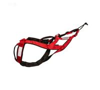 DGERFDJO Compatible con el arnés Reflectante de Entrenamiento for Perros QX2E, Resistente for Uso en Trineo y Entrenamiento al Aire Libre(Red,L)