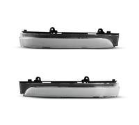 DGGH Intermitentes coche Para VW For Gol For Geracao 6/7/8 2012-2020 2 piezas Luces indicadoras de giro dinámicas LED para espejo retrovisor lateral 520949101(Clear lens)
