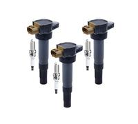 DGHBNP Bobina de Encendido Ajuste para Suzuki Alto K10 1,0 Celerio Swift Ertiga Splash Ritz 800 Fronte 3340085K20 Juego de Bobina de Encendido y bujías Bobina Encendido Coche