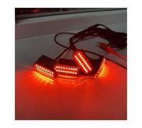 DGHBNP Bombilla para coche Compatible con Nissan Navara/Terra luz de circulación diurna para coche rueda ceja lámpara LED luz de rejilla delantera Bombilla LED(1 to 4 Red)
