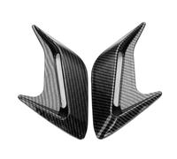 DGHBNP Coche Fender Side Cover 2 uds Pegatinas de Guardabarros de Flujo de Aire de ventilación Lateral de Coche Decorativas de Entrada de Aire automática Decoración de ventilación Lateral(Dark Gray)
