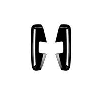 DGHBNP Coche Fender Side Cover Ajuste para BMW 4 Series G22 G23 2020+, Pegatina Cruzada para Salida de Viento de Hoja de Aire Delantera para Coche Decoración de ventilación Lateral(Front Wind Black)