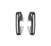 DGHBNP Coche Fender Side Cover Ajuste para BMW 4 Series G22 G23 2020+, Pegatina Cruzada para Salida de Viento de Hoja de Aire Delantera para Coche Decoración de ventilación Lateral(Front Wind Carbon)