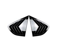 DGHBNP Coche Fender Side Cover Ajuste para BMW X4 F26 2014-2018 Ventana Rejilla de ventilación Pegatina de Coche decoración Exterior Decoración de ventilación Lateral(Piano Black)