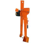 DGHBNP Montacargas eléctrico Grúa montada en vehículo, cabrestante de 3500 Libras con eléctrico 1100, grúa camión polipasto, Plegable Giratorio 360° Polipasto Eléctrico