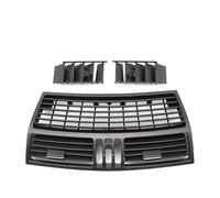 DGHBNP Rejilla Ventilacion Ajuste para Mercedes Benz Clase S W220 S300 S350 1998-2005 Cubierta del Panel de Salida de Rejilla de ventilación de CA Media Rejilla Aire Acondicionado(Middle 1PC-Black)