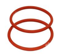 DGHBNP retn de Aceite 200 Piezas 5x2 5 * 2 6x2 6 * 2 7x2 7 * 2 (diámetro Exterior x Grosor) 2 mm de Grosor, Junta tórica de Silicona roja y Blanca(6x2)