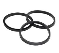 DGHBNP retn de Aceite Junta de Anillo ranurado para pistón Cilindro Caucho, diámetro Exterior 20-320 mm, 20 x 14 4, 25 17 32 24 5, 40 30 50 63 53 7(12Pieces 25x17x5.5)