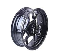DGHBNP Rueda Compatible con 675SR 675 SR 675SR-R buje de Rueda Delantera y Trasera de Motocicleta llanta(Rear Black)