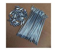 DGHBNP Rueda Radios de Motocicleta 36 Piezas para 17/18/19/20/21 Pulgadas para Rueda Delantera/Trasera de Moto de Cross llanta(210mm)