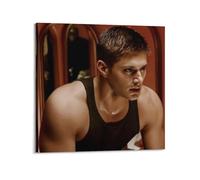 DGHFOP Jensen Ackles - Póster de pared en lienzo, álbumes de música y películas, pintura decorativa para sala de estar, dormitorio, 30 x 30 cm, estilo marco