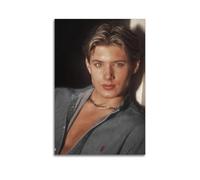 DGHFOP Póster de Jensen Ackles en lienzo para pared, álbumes de música, pintura decorativa para sala de estar, dormitorio, 60 x 90 cm, estilo sin marco