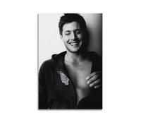 DGHFOP Póster de Jensen Ackles en lienzo para pared, álbumes de música y películas, pintura decorativa para sala de estar, dormitorio, 20 x 30 cm, estilo sin marco