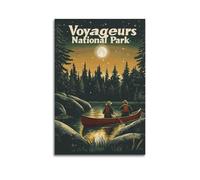 DGHFOP Póster decorativo de pared de Parque Nacional de Viajeros Retro Travelers, para sala de estar, dormitorio, 60 x 90 cm, estilo sin marco