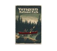 DGHFOP Póster decorativo de pared de Parque Nacional de Viajeros Retro Travelers, para sala de estar, dormitorio, 60 x 90 cm, estilo sin marco