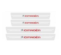 DGHJJ 4 Piezas de Fibra de Carbono para Umbral de Puerta de Coche para Citroen C5X, Stickers Antiarañazos y Accesorios Adhesivos de Protección,C