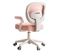DGHNBMGNG Sillón de Sala de Estar, Silla de computadora Moderna y Sencilla, Uso doméstico, cómodo mobiliario de Estudio y Oficina a Largo Plazo, Puede ser Utilizado por niños for estudiar.(Pink1)