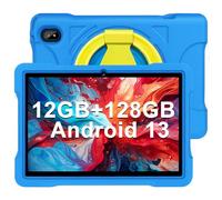 Dghrti Tablet 10 Inch Andorid 20GB+128GB+1TB TF Family Tablet, WiFi 5G+2.4G, Cores 2.0Ghz, Bluetooth 5.0, 6000mAh, 8 Cores, 8MP+5MP, with EVA Case (Black)