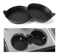 DGHXTDPOZ 2Piezas Posavasos Coche,para VW Touran 5-Seat 2015-2025 Universales y Desmontables Antideslizante y Duradera Impermeables Antiderrames Base para Portavasos