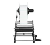 DGJMuu Máquina etiquetadora de botellas redondas semiautomáticas MT-30 | Kit de inicio para impresora de etiquetas | Máquina de etiquetado manual de 10 - 130 mm 30 piezas/min | Etiquetas de precio
