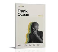 DGJSFC Póster de pintura al óleo de Frank Ocean, color rubio, póster de arte moderno para decoración del hogar, dormitorio, estético, estilo marco, 40 x 60 cm