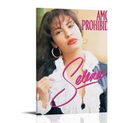 DGJSFC Póster de pintura al óleo de Selena Quintanilla Amor Prohibido para pared, lienzo, decoración de arte moderno, decoración del hogar, dormitorio, marco estético, estilo 20 x 30 cm