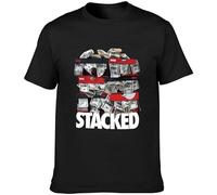 DGK Stacked Short Sthevehip Hop Punk Money Dollar Cloth Men T Shirt, Negro , XL
