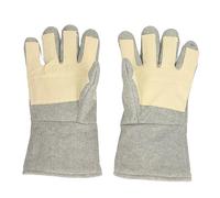 DGLDCSHUAI 1 Pair Heat Resistant Gloves Separate Fingers Hot Proof Mitts Tool for Working Welding