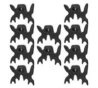 DGLDCSHUAI 10 Piezas Palo de Taco de Billar Slip-On Puente de Cabeza de Alce Astas Varilla Palo Estante de Piscina