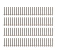 DGLDCSHUAI 100 piezas M3 Acero inoxidable SS304 Tornillos de cabeza hueca hexagonal Pernos Suministro de sujetadores (Con*hermano)