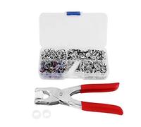 DGLDCSHUAI 120 juegos de botones a presión de punta de metal de colores mezclados, herramienta de ajuste de alicates