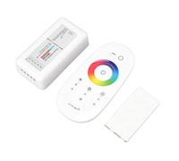 DGLDCSHUAI 2,4G interruptor atenuador táctil RF inalámbrico 7 colores RGBW atenuación LED RGB tira controlador de luz DC12 a 24V
