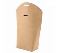 DGLDCSHUAI 20 bolsas de regalo de papel elegantes para caramelos, bolsas de boda (marrón (papel kraft))
