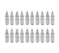 DGLDCSHUAI 20Pcs 24.330 M5 Conector Negro Rojo 4mm Conector Banana Conectores Adaptadores