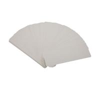 DGLDCSHUAI 50 fundas para marcapáginas de papel kraft para manualidades, 5,9 x 1,8 pulgadas, para exhibir joyas, ganchillo (Blanca)