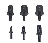 DGLDCSHUAI 6Pcs Swaging Tool Drill Bit Set Hex Triangular Handle Manual Copper Pipe Flaring Tool HVAC Repairing Set