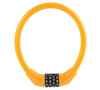 DGLDCSHUAI Bike Lock Cable High Security 4-Digit Number Cable Locks for Cycling Outdoors (Naranja)