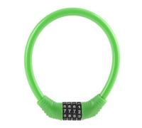 DGLDCSHUAI Bike Lock Cable High Security 4-Digit Number Cable Locks for Cycling Outdoors (Verde)