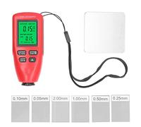 DGLDCSHUAI Car Coating Gauge Digital Automotive Paint Thickness Meter 0-2000um F NF Automatic Detection Zero Calibration (Roja)