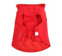 DGLDCSHUAI Chaleco Grueso para Mascotas Lindo algodón cálido previene la pérdida de Cabello otoño Invierno Ropa para Perros pequeños y medianos Rojo (S)