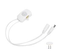 DGLDCSHUAI DC6V-24V Tira de LED Sensor de detección de Cuerpo Humano por Infrarrojos Sensor de Cuerpo por Infrarrojos LED (Blanca)