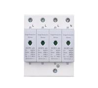 DGLDCSHUAI Dispositivo de protección contra sobretensiones AC 420V 4P 40KA Descargador de sobretensiones para el hogar Protector a Prueba de Truenos Instalación en Riel DIN