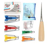 DGLDCSHUAI Herramienta de encuadernación Tela Cinta al bies Fabricante Acolchado Prensatelas Carpeta Pie Costura DIY (Juego de dobladillos de 5 especificaciones.)