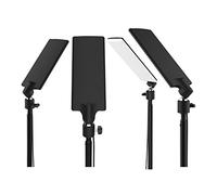 DGLDCSHUAI Lámpara de Camping Impermeable con Base giratoria Luces de Trabajo con trípode telescópico Ajustable alimentadas por USB para Video en Vivo Tomar fotografías Fotografía