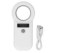 DGLDCSHUAI Lector de Mano para Animales 134,2 KHZ 125 KHZ Escáner de Etiquetas de Almacenamiento de Datos para Mascotas USB RFID de Doble frecuencia para gestión de Animales de