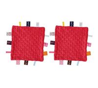 DGLDCSHUAI Manta de bebé de seguridad suave de felpa que da sentido calmante para el bebé blanco 2pcs, rojo, Casual