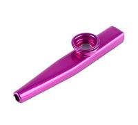 DGLDCSHUAI Metal Kazoo Aluminio Ligero Portátil Kazoo Guitarra Socio Flauta Instrumento Musical Regalo (Púrpura)